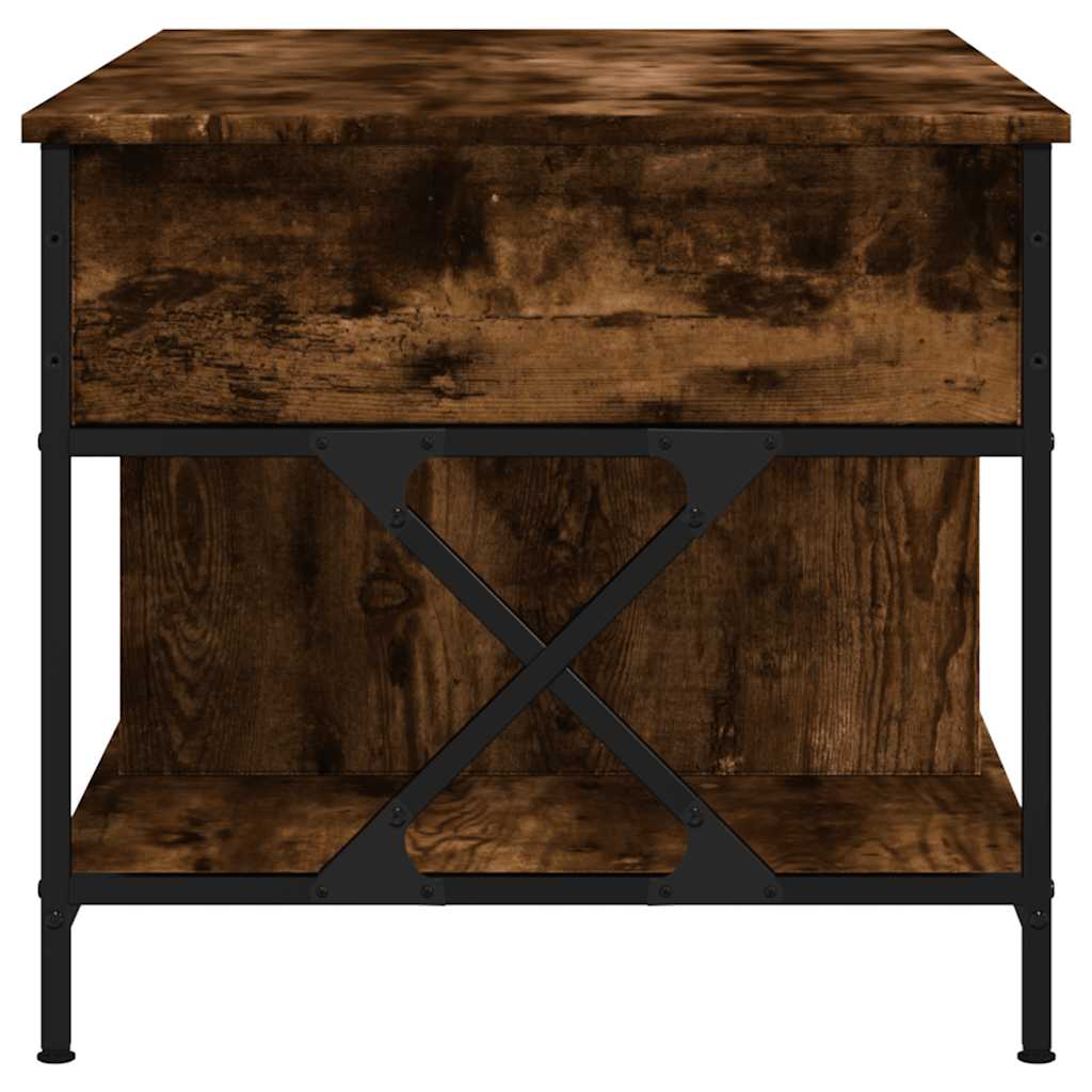 Coffee Table Industrial Engineered Wood & Metal Frame Living Room 100Cm Old Wood