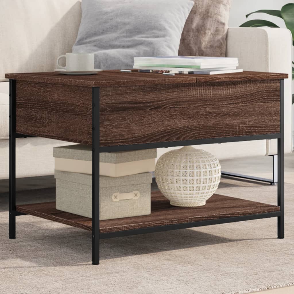 Coffee Table 100X50X50 Cm Engineered Wood And Metal