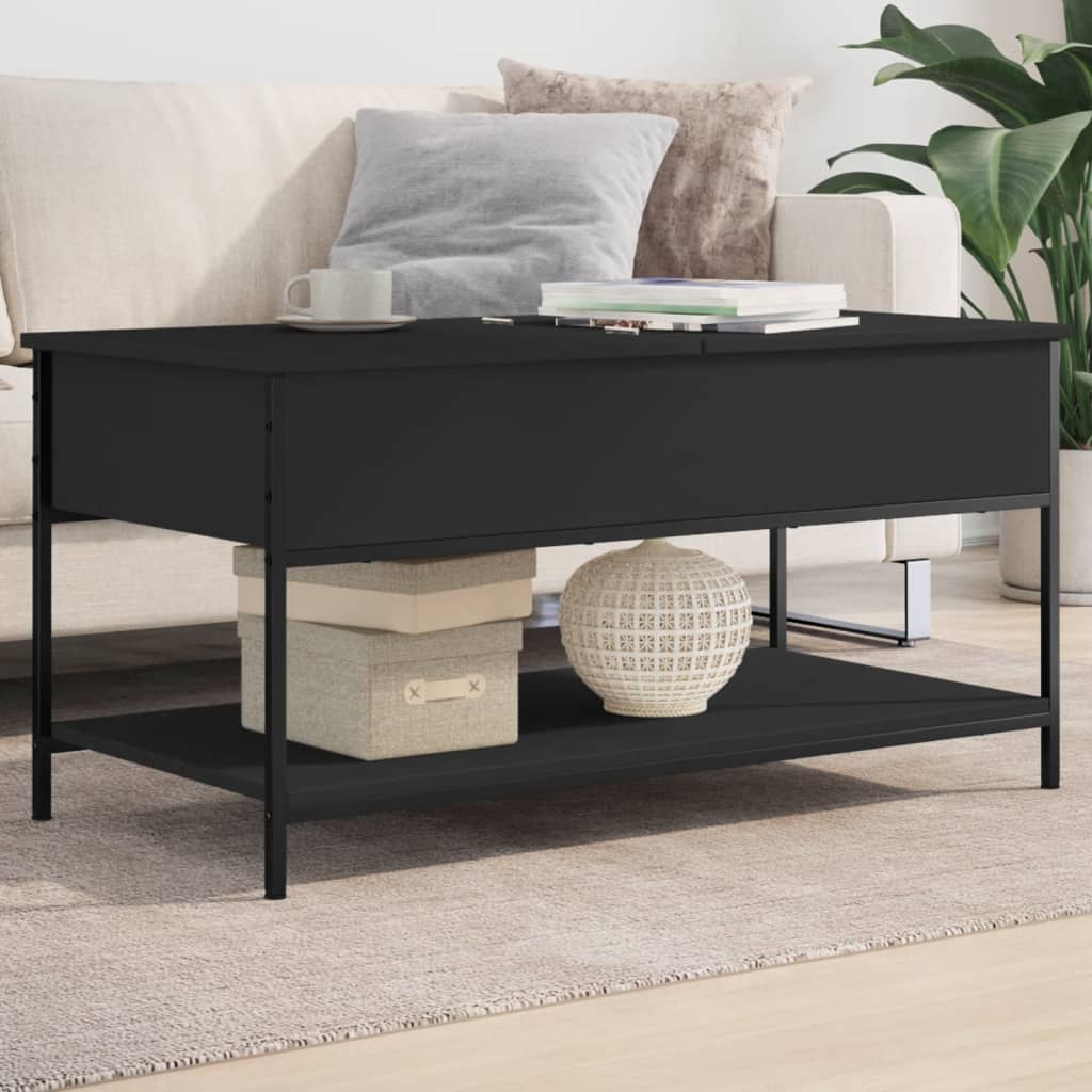 Coffee Table 100X50X50 Cm Engineered Wood And Metal