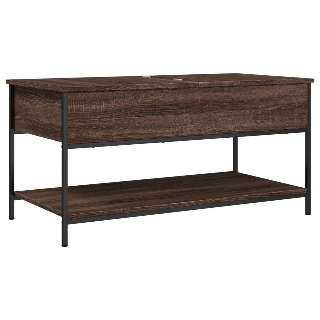 Coffee Table 100X50X50 Cm Engineered Wood And Metal
