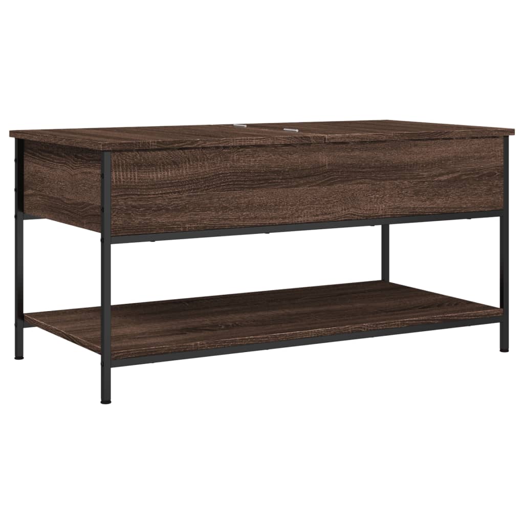 Coffee Table 100X50X50 Cm Engineered Wood And Metal