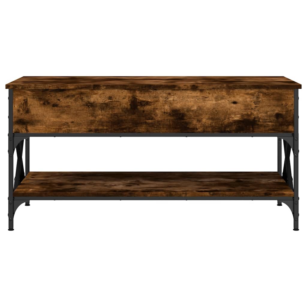 Coffee Table 100X50X50 Cm Engineered Wood And Metal