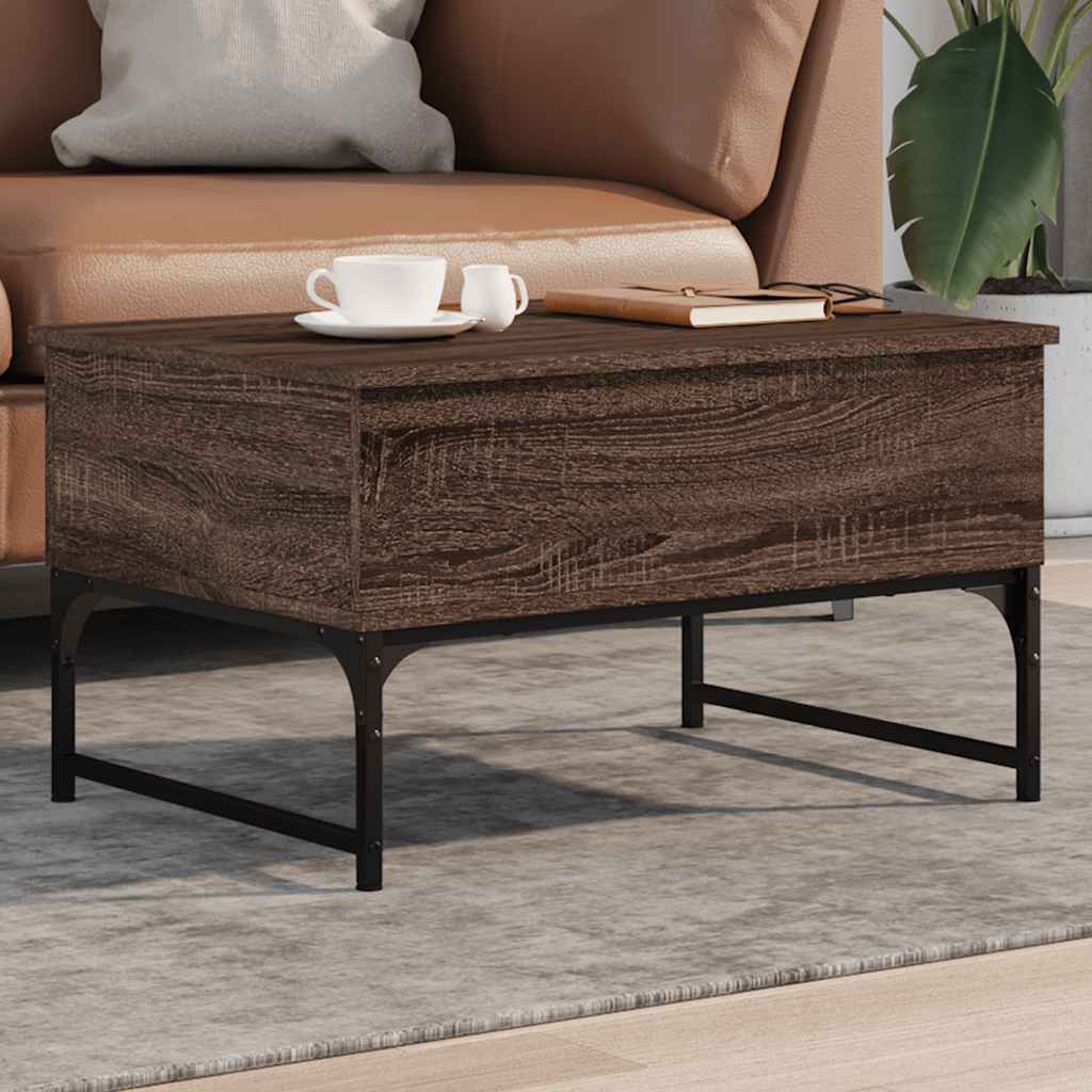 Coffee Table 100X50X40 Cm Engineered Wood And Metal