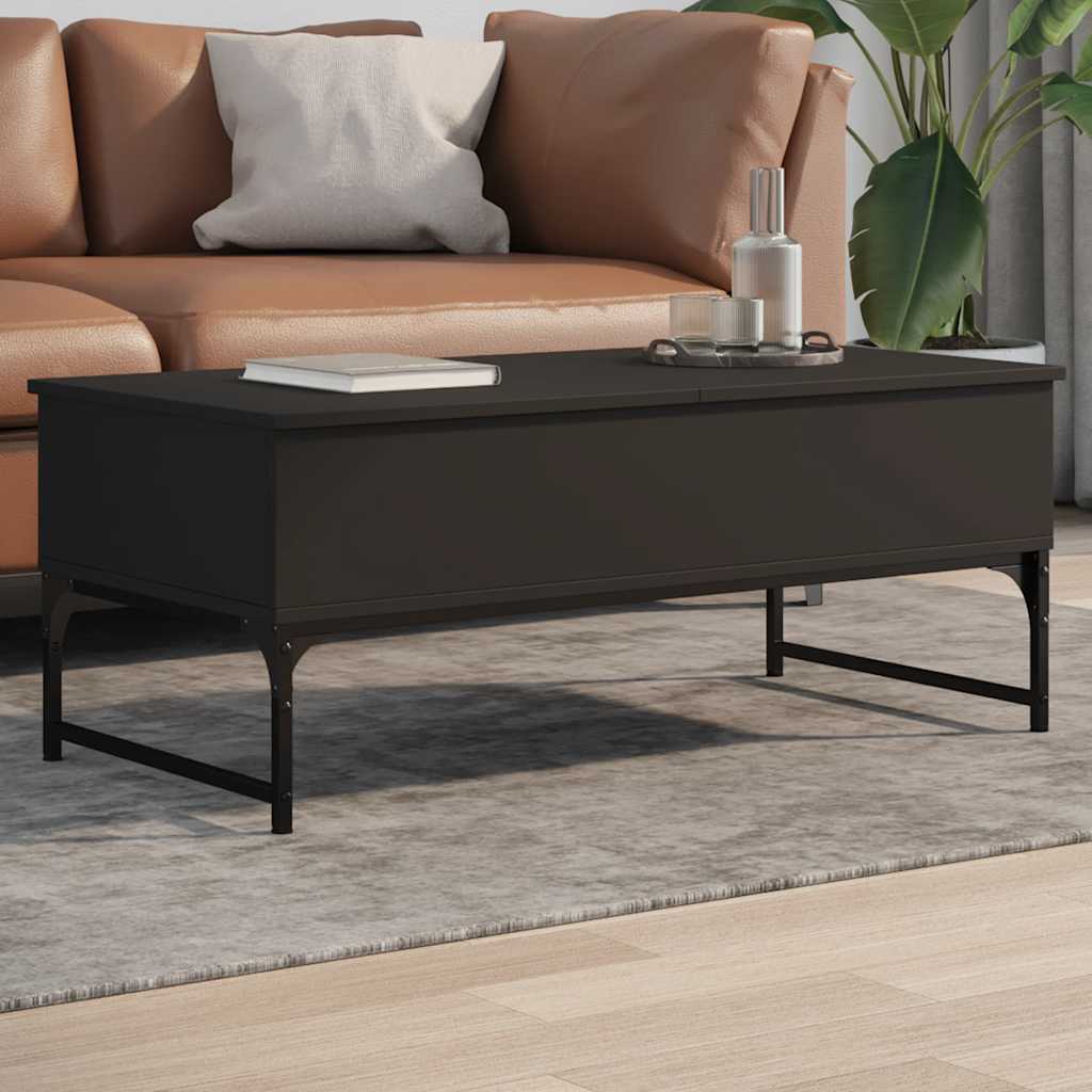 Coffee Table 100X50X40 Cm Engineered Wood And Metal