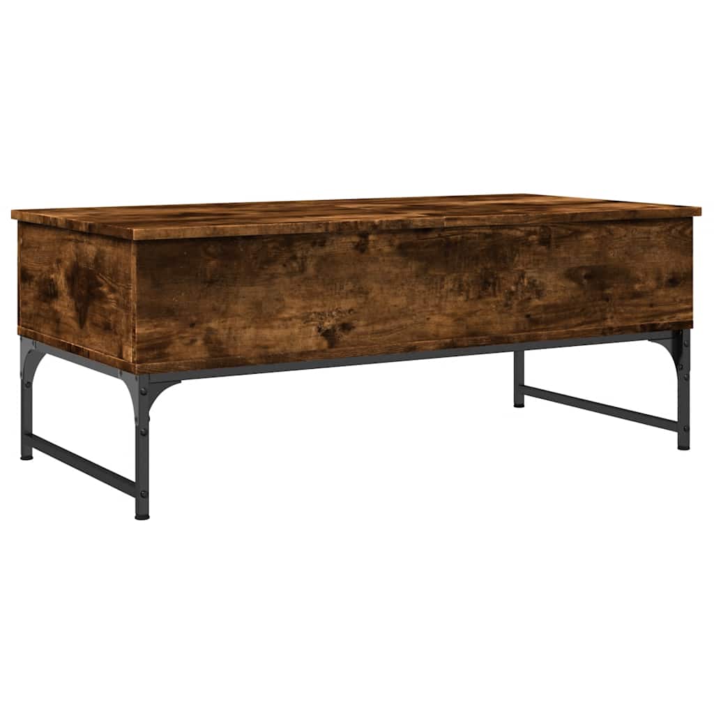 Coffee Table 100X50X40 Cm Engineered Wood And Metal