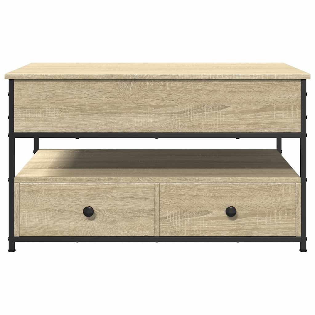 Coffee Table 85X50X50 Cm Engineered Wood And Metal
