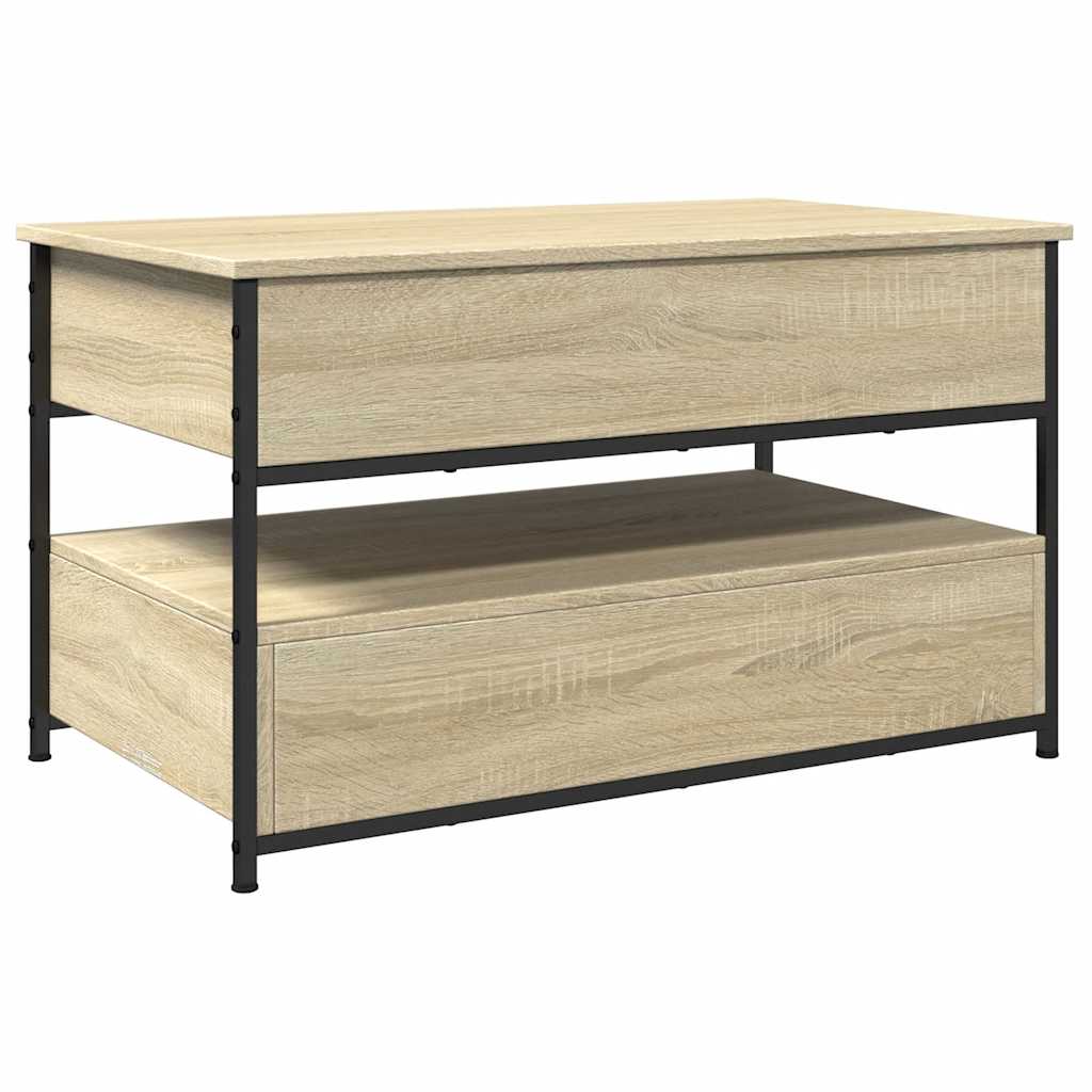 Coffee Table 85X50X50 Cm Engineered Wood And Metal