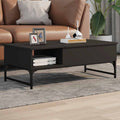 Coffee Table 100X50X35 Cm Engineered Wood And Metal