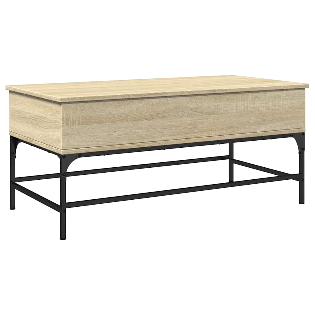 Coffee Table Engineered Wood And Metal