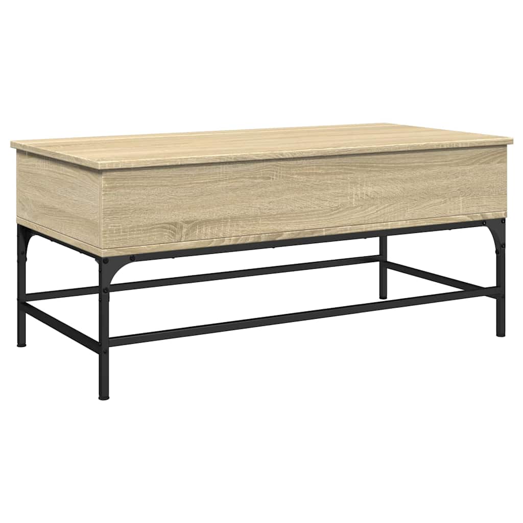 Coffee Table Engineered Wood And Metal
