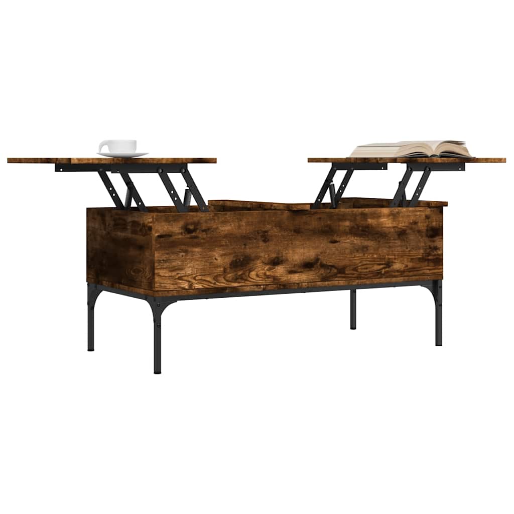 Coffee Table 100X50X45 Cm Engineered Wood And Metal