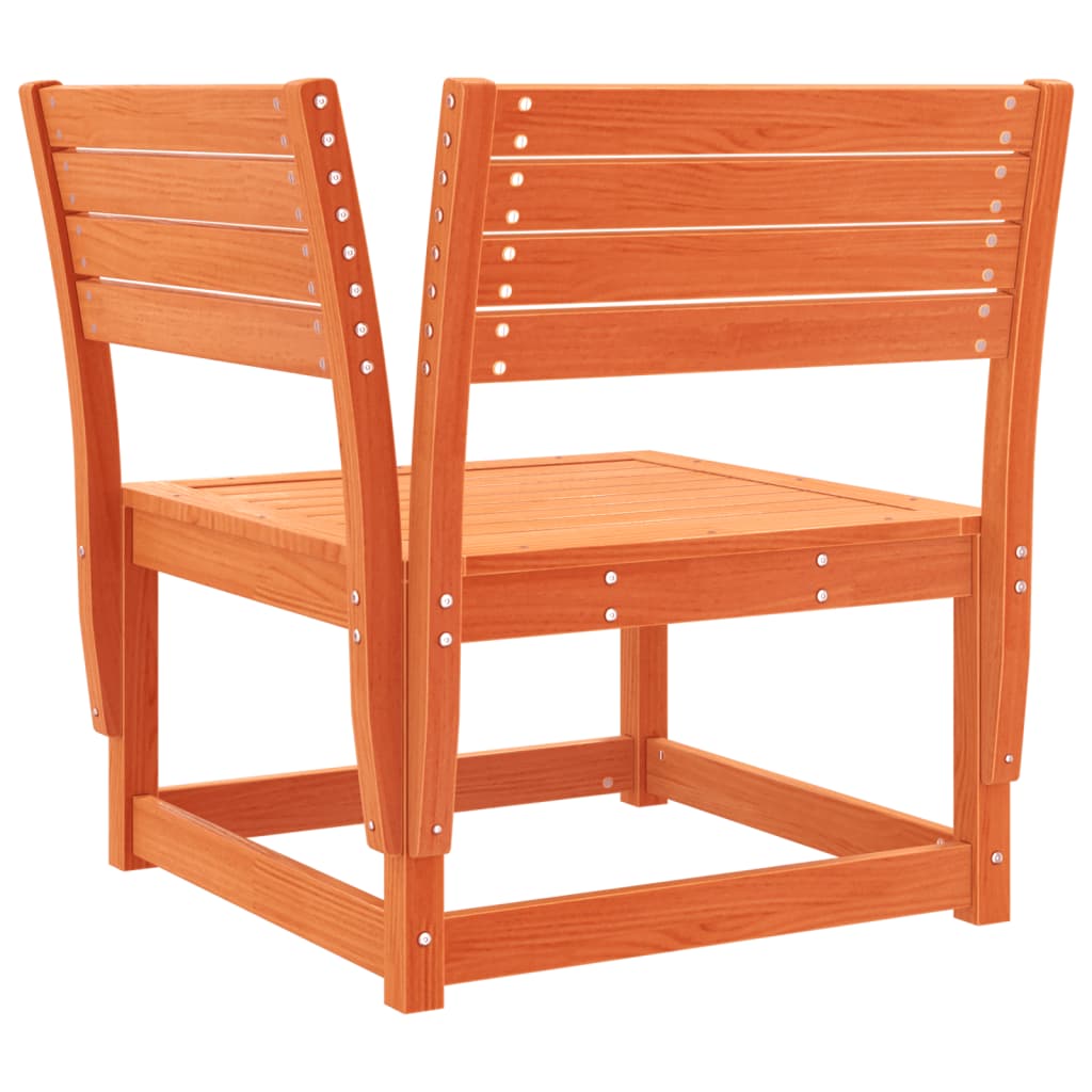 Outdoor Furniture Set 5 Piece Garden Sofa Solid Wood Pine Natural Pine White 63.