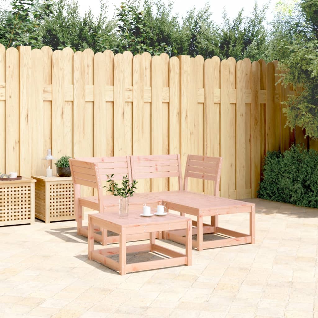 3 Piece Garden Sofa Set Solid Wood Pine