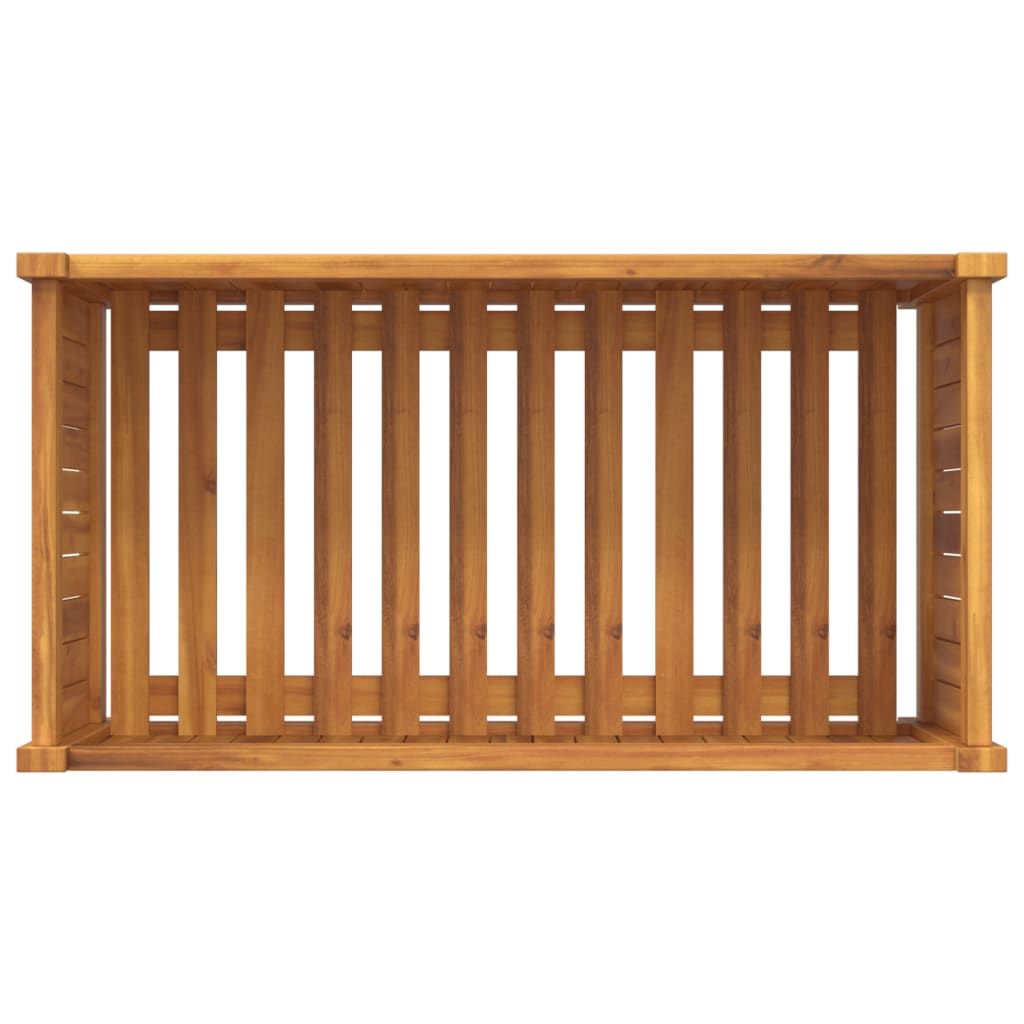 Garden Planter With Liner Solid Wood Acacia