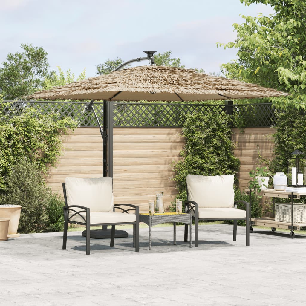 Garden Parasol With Steel Pole