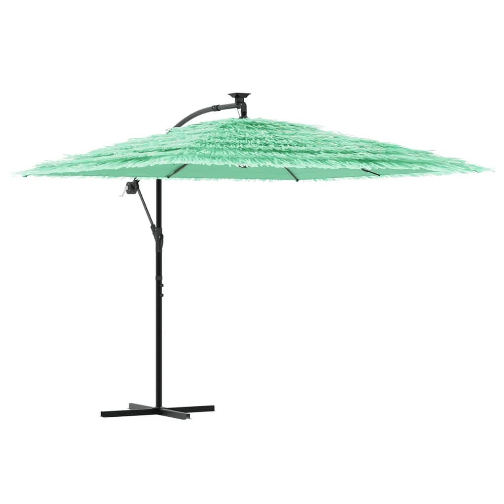 Garden Parasol With Steel Pole