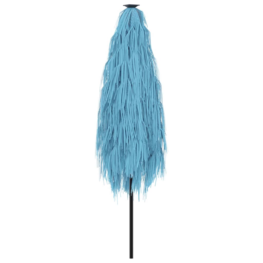 Garden Parasol Steel Pole brown green blue white Fabric (100% polyester) straw 2