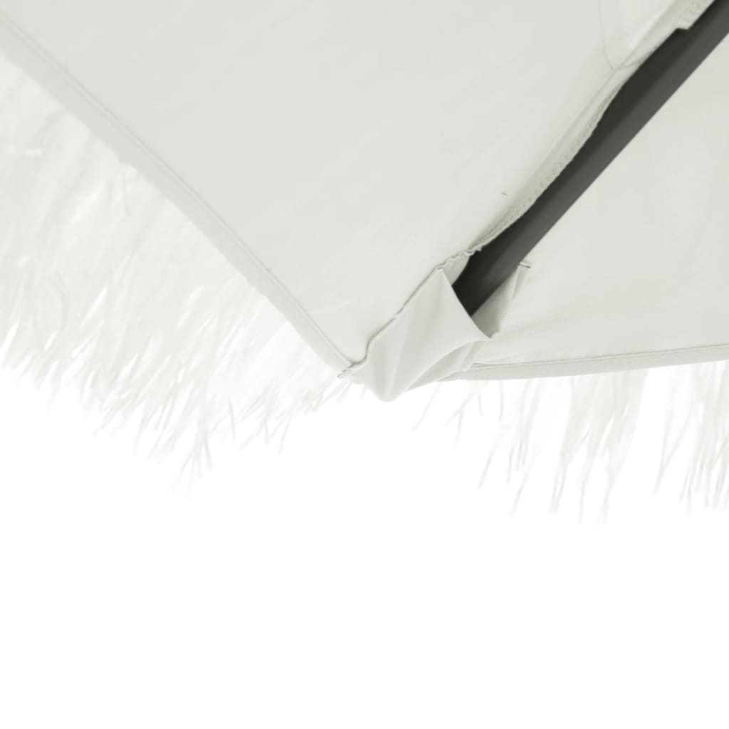 Garden Parasol With Steel Pole