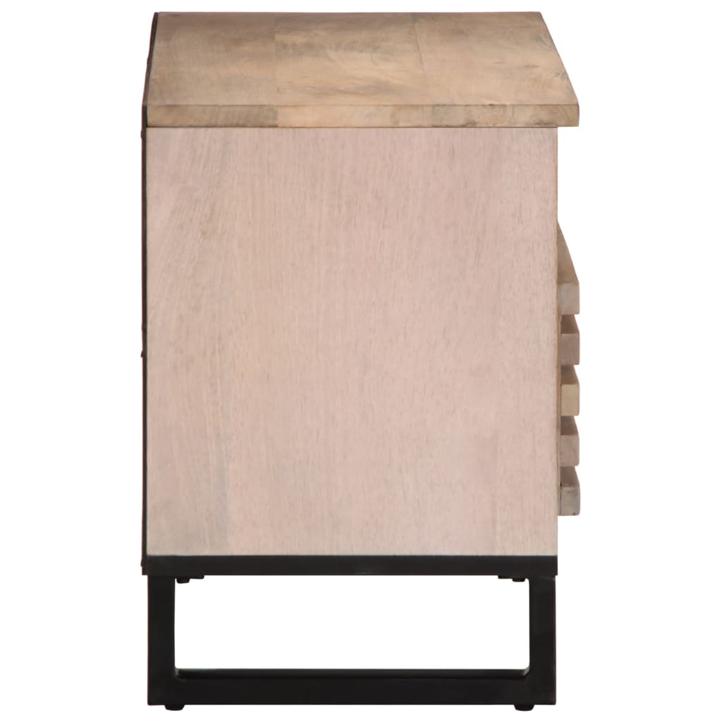 Tv Cabinet 80X34X46 Cm Solid Wood Mango