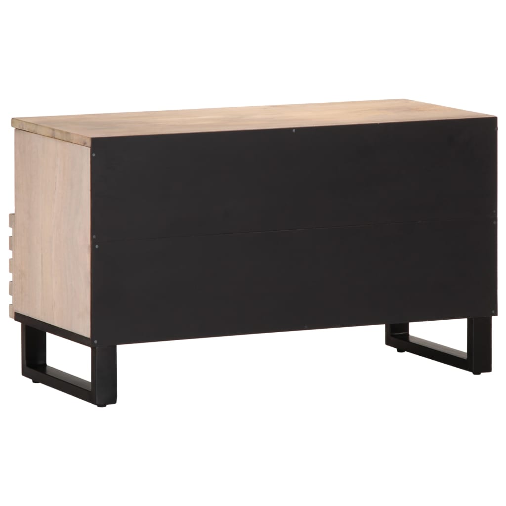 Tv Cabinet 80X34X46 Cm Solid Wood Mango