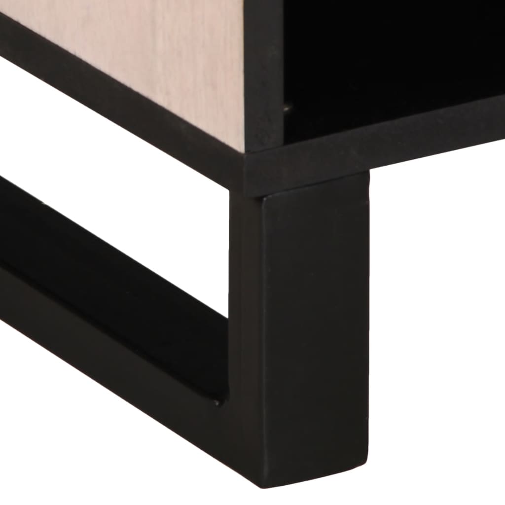 Tv Cabinet 80X34X46 Cm Solid Wood Mango