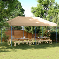 Foldable Party Tent Pop-Up Beige