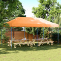 Foldable Party Tent Pop-Up 580X292X315 Cm Orange