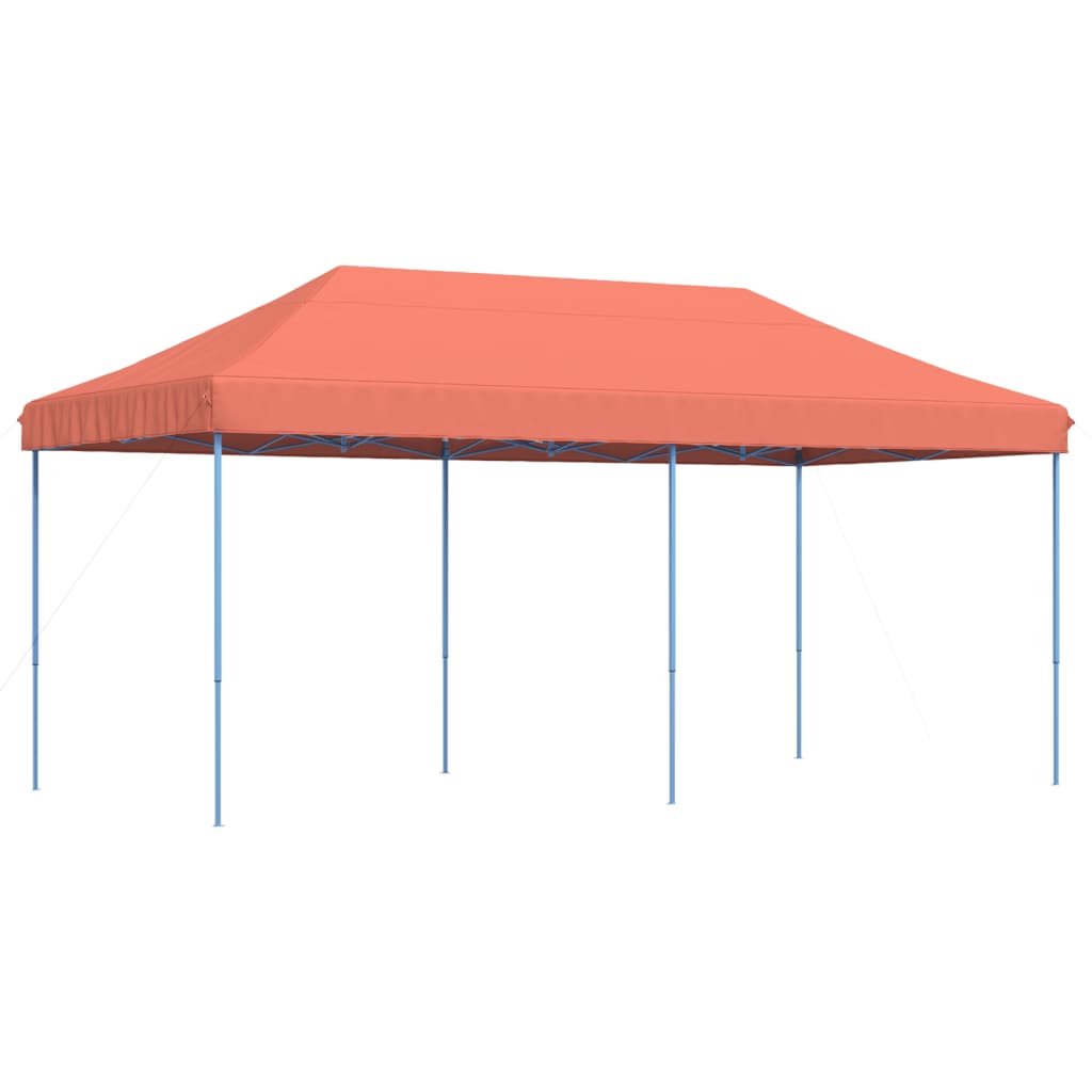 Foldable Party Tent Pop-Up 580X292X315 Cm Terracotta