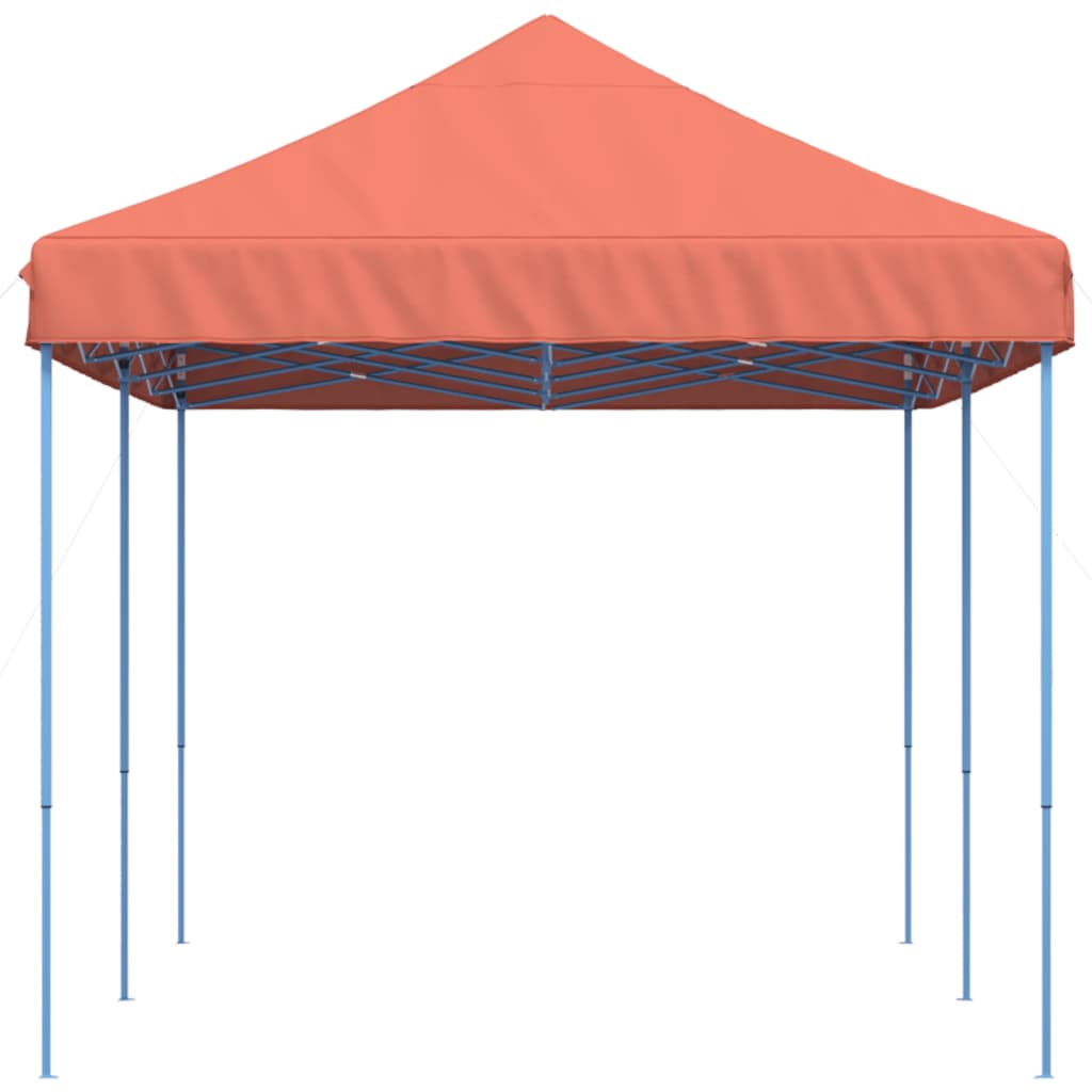 Foldable Party Tent Pop-Up 580X292X315 Cm Terracotta