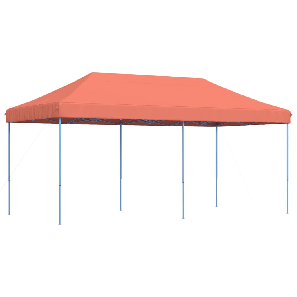 Foldable Party Tent Pop-Up 580X292X315 Cm Terracotta