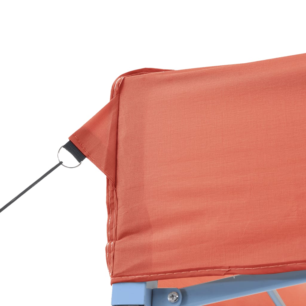Foldable Party Tent Pop-Up 580X292X315 Cm Terracotta