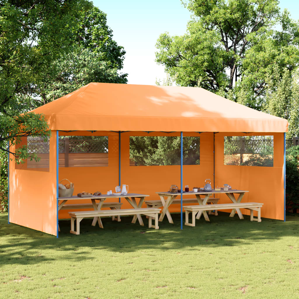 Foldable Party Tent Pop-Up 580X292X315 Cm Orange