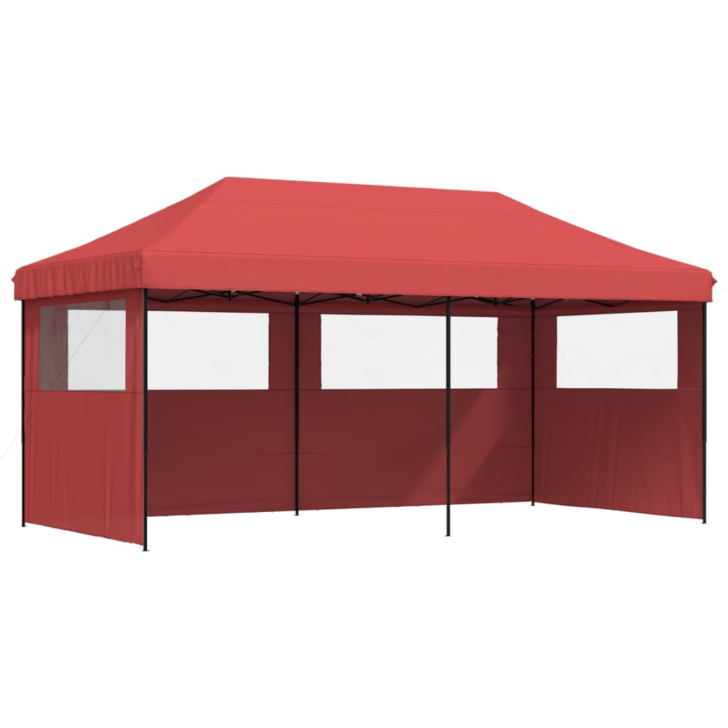 Foldable Party Tent Pop-Up Burgundy
