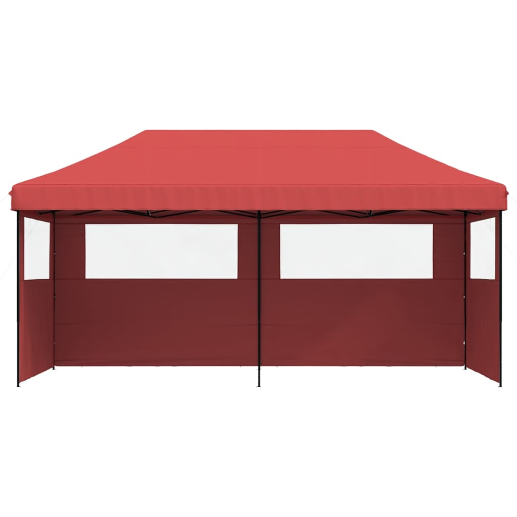 Foldable Party Tent Pop-Up Burgundy