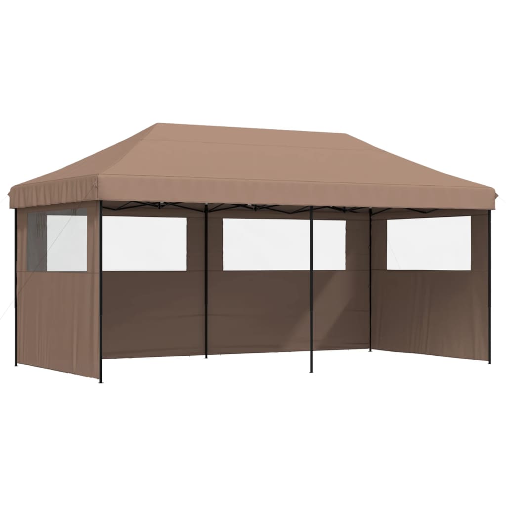 Foldable Party Tent Pop-Up Brown