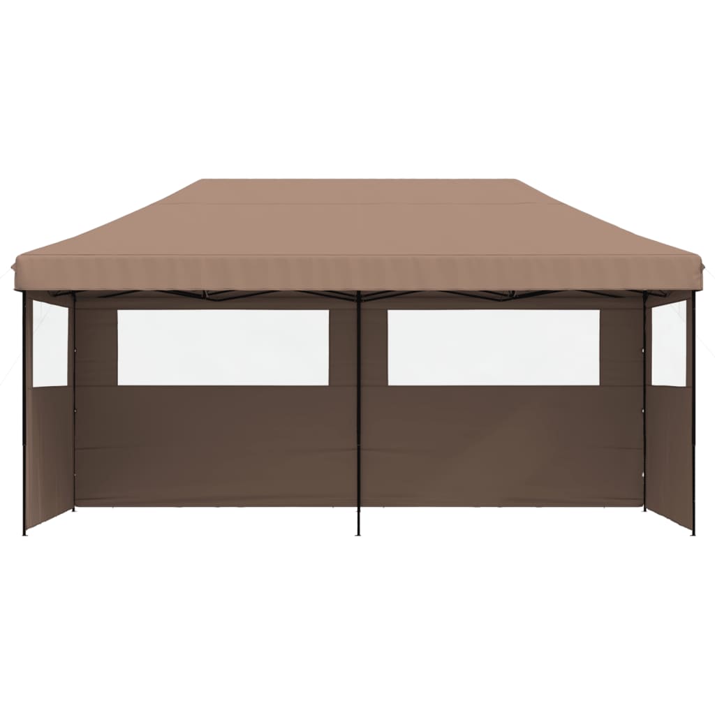 Foldable Party Tent Pop-Up Brown