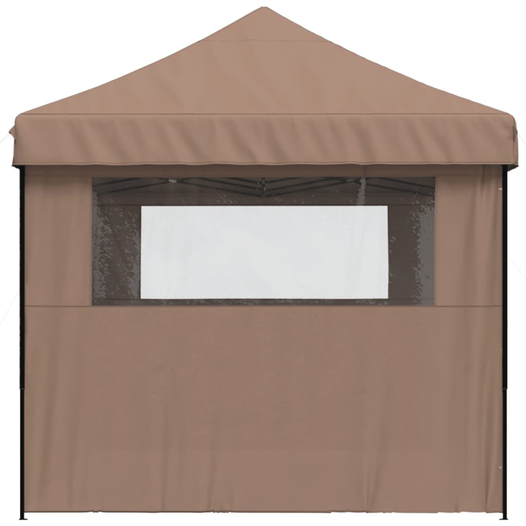 Foldable Party Tent Pop-Up Brown