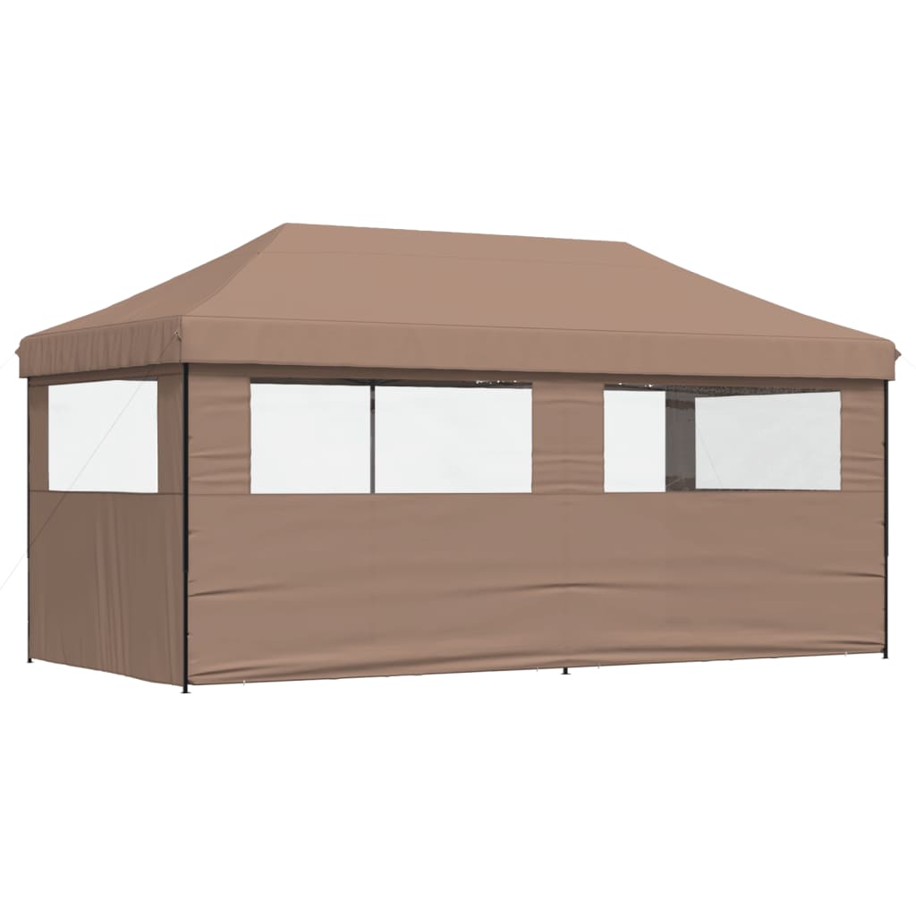 Foldable Party Tent Pop-Up Brown