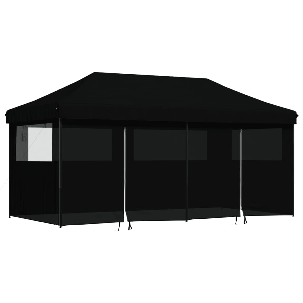 Foldable Party Tent Pop-Up Black