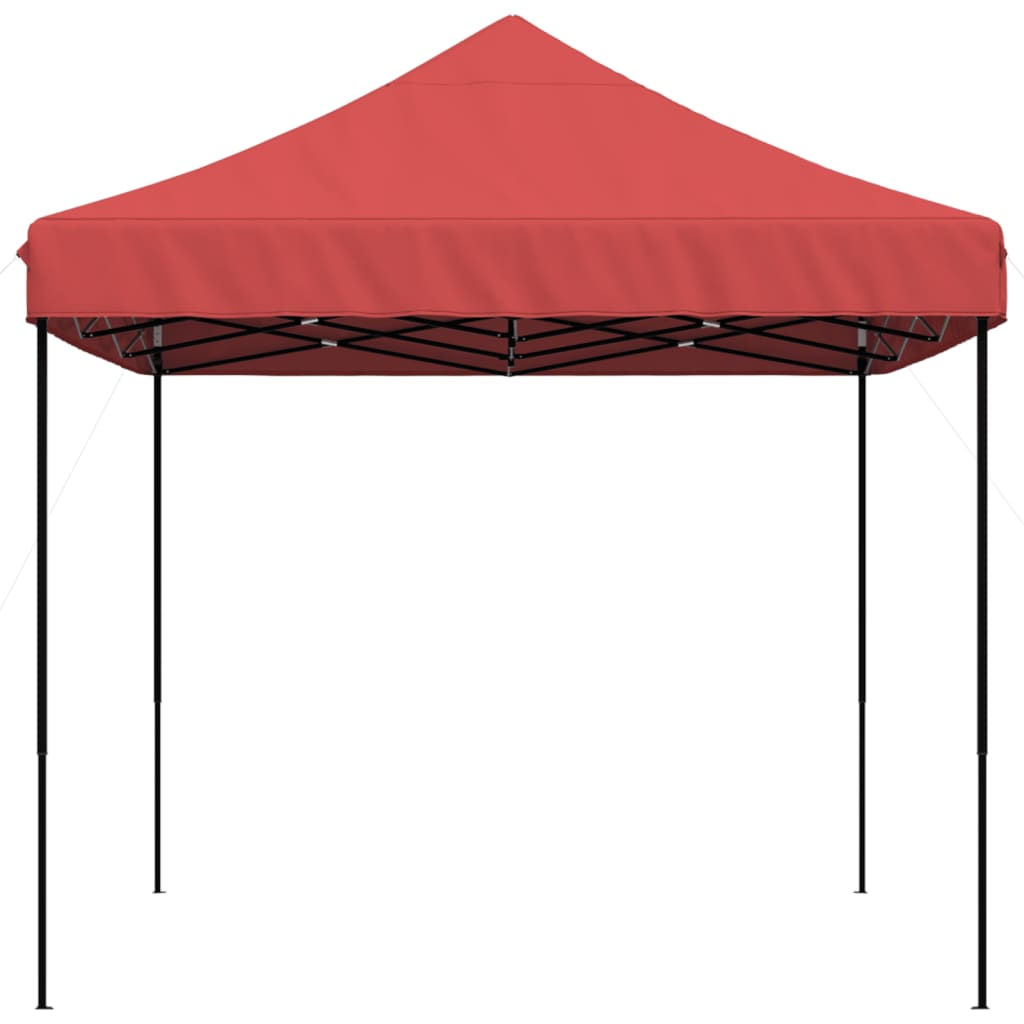 Gazebo Pop Up 3X3M Burgundy Folding Party Tent Waterproof Garden Camping Gear