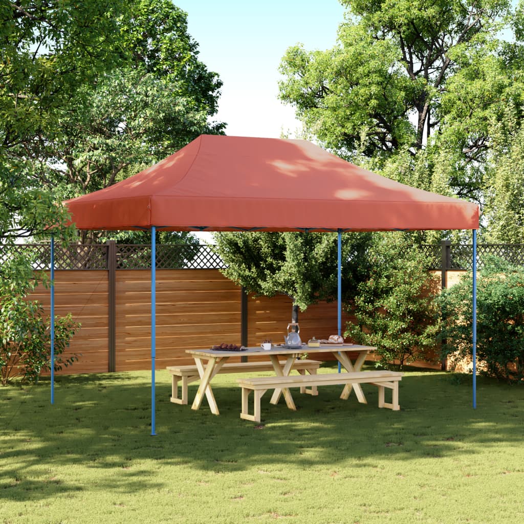 Foldable Party Tent Pop-Up Terracotta
