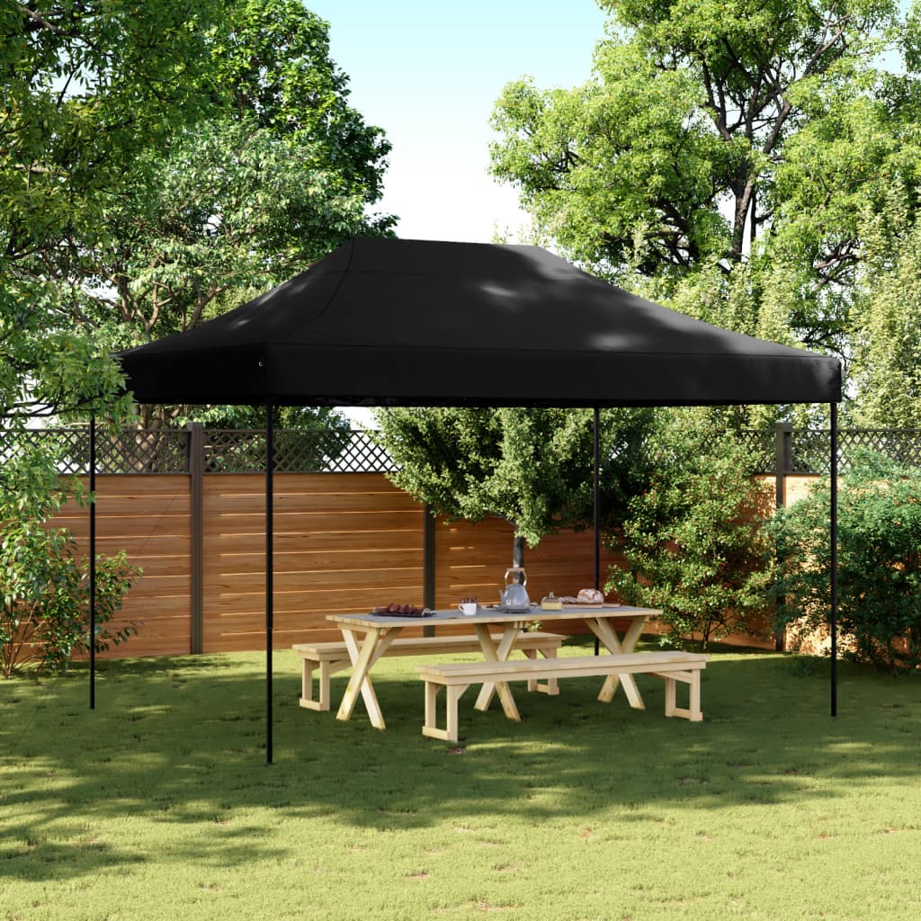 Foldable Party Tent Pop-Up Black