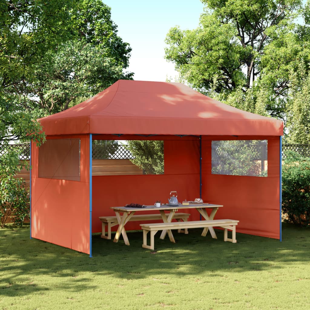 Foldable Party Tent Pop-Up Terracotta