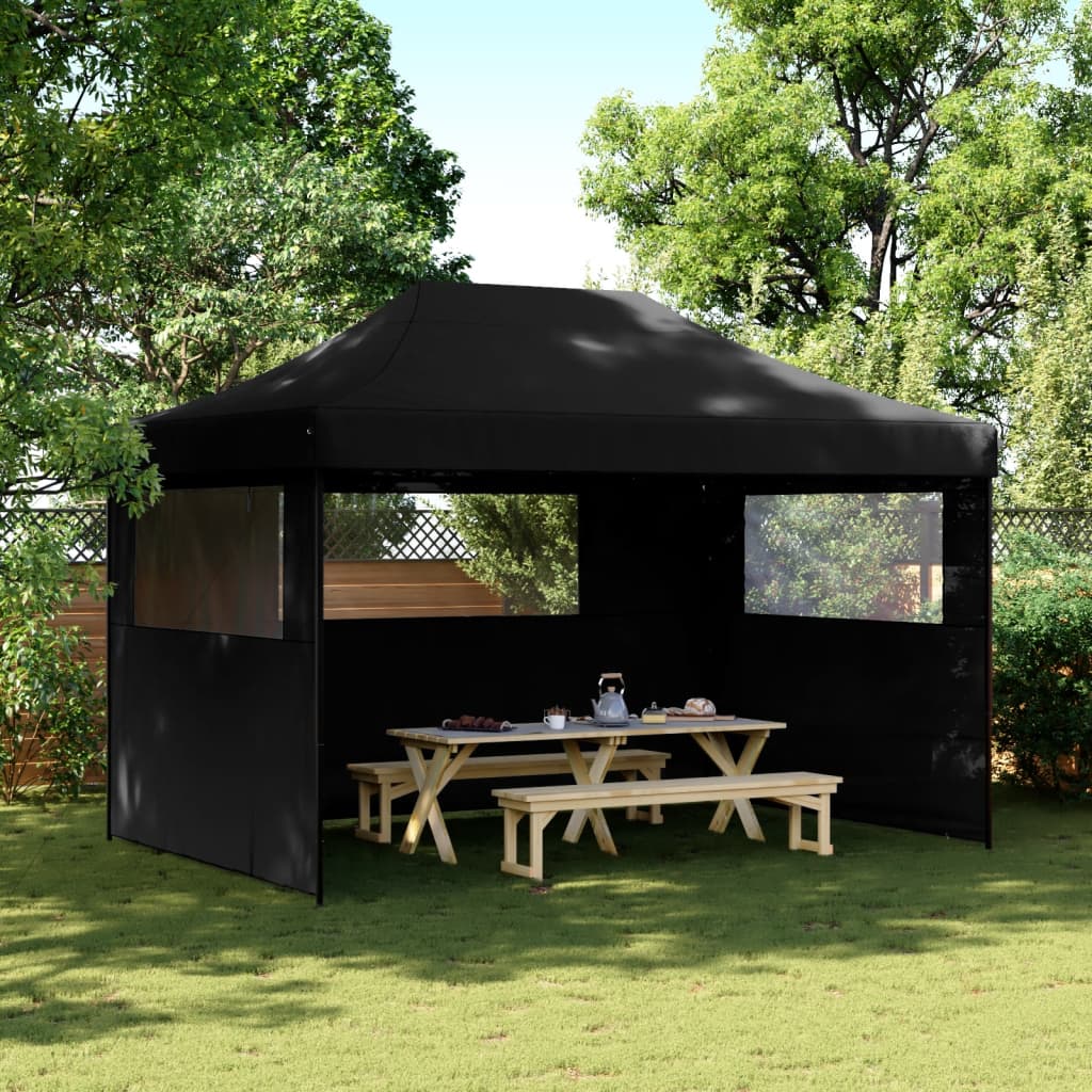 Foldable Party Tent Pop-Up Black