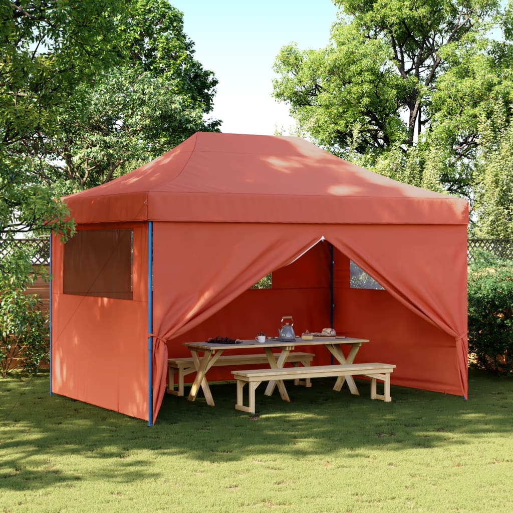 Foldable Party Tent Pop-Up Terracotta