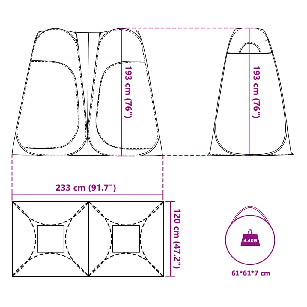Privacy Tent Pop-Up Waterproof