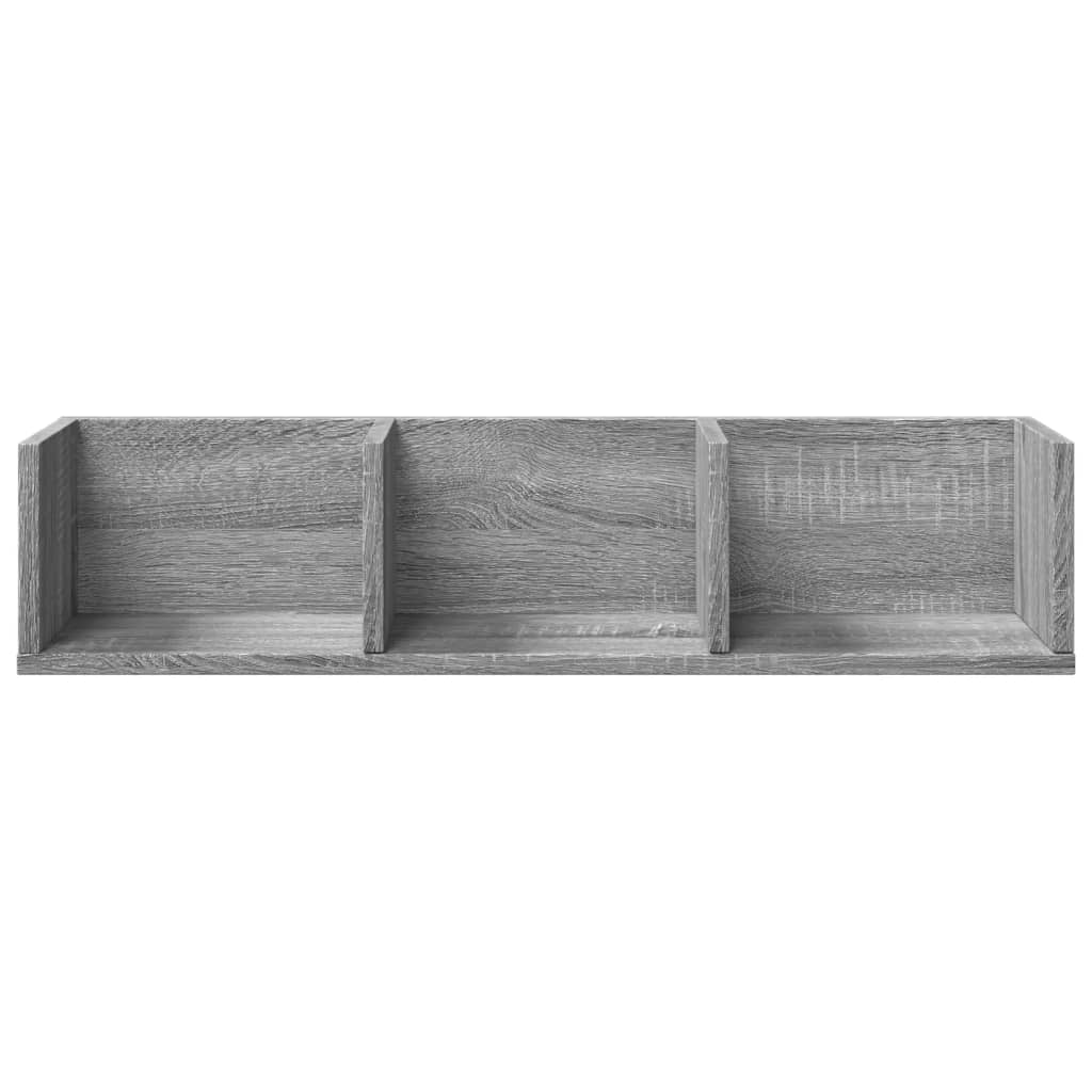 Wall Cabinets 2 Pcs 75X18X16.5 Cm Engineered Wood