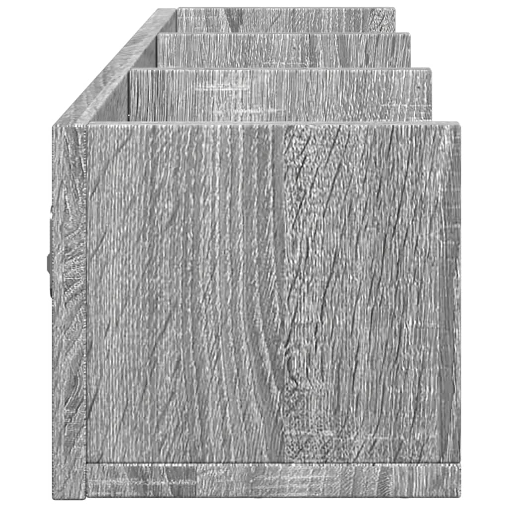 Wall Cabinets 2 Pcs 75X18X16.5 Cm Engineered Wood
