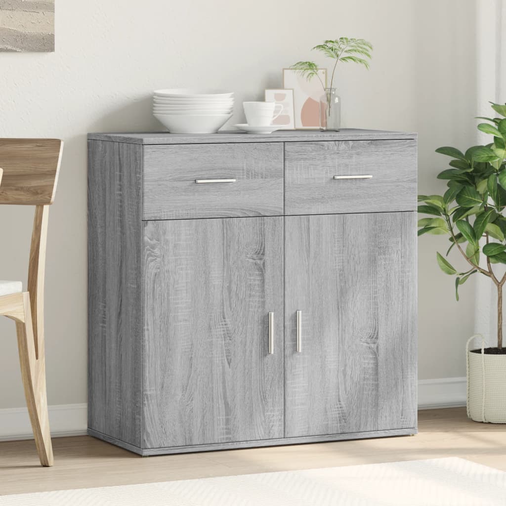 Sideboard 79X38X80 Cm Engineered Wood