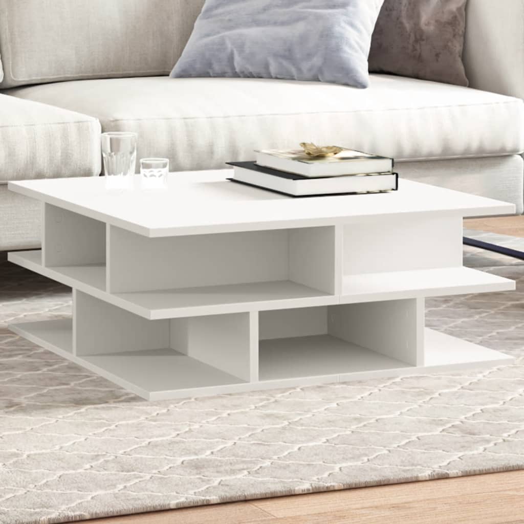 Coffee Table 70X70X29 Cm Engineered Wood